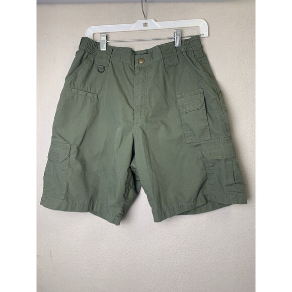 5.11 Tactical Shorts Men's Size 32 Green Taclite Pro Ripstop Cargo 73287 - Picture 1 of 6